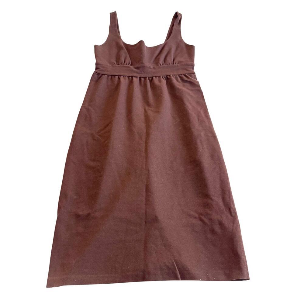Diane Von Furstenberg Brown Sleeveless Classic Midi Dress Size 4